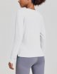 Womens Long Sleeve Shirts Workout Tops V Neck Twist Front Hiking Yoga Running Casual T-Shirt